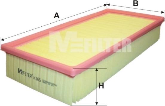 Mfilter K 165 - Filtre à air cwaw.fr