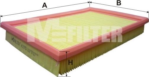 Mfilter K 375 - Filtre à air cwaw.fr