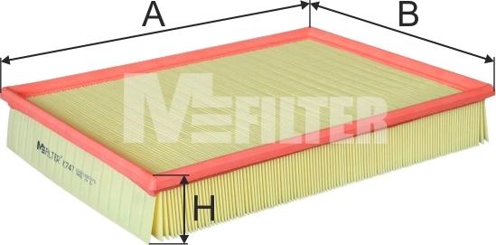 Mfilter K 747 - Filtre à air cwaw.fr