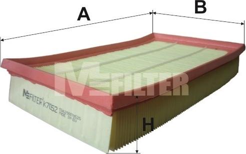 Mfilter K 7052 - Filtre à air cwaw.fr