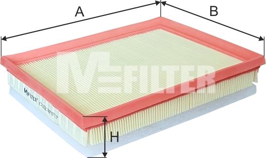 Mfilter K 7102 - Filtre à air cwaw.fr