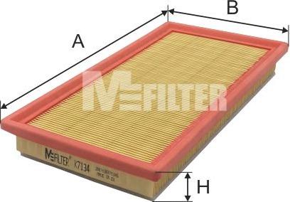 Mfilter K 7134 - Filtre à air cwaw.fr