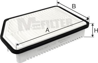 Mfilter K 7177 - Filtre à air cwaw.fr