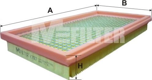 Mfilter K 787 - Filtre à air cwaw.fr