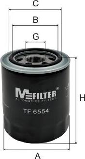 Mfilter TF 6554 - Filtre à huile cwaw.fr