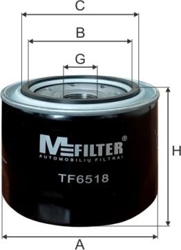 Mfilter TF6518 - Filtre à huile cwaw.fr