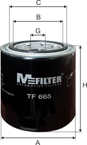 Mfilter TF665 - Filtre à huile cwaw.fr