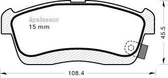 Girling 6134309 - Kit de plaquettes de frein, frein à disque cwaw.fr