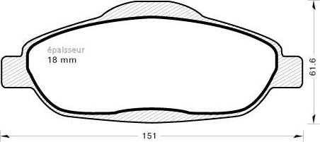 HELLA 530032811 - Kit de plaquettes de frein, frein à disque cwaw.fr