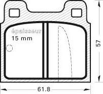 Valeo 551029 - Kit de plaquettes de frein, frein à disque cwaw.fr