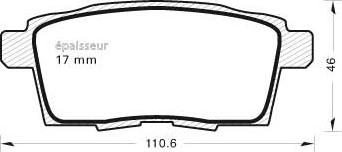 Valeo 604110 - Kit de plaquettes de frein, frein à disque cwaw.fr