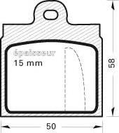 Valeo 551429 - Kit de plaquettes de frein, frein à disque cwaw.fr