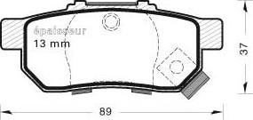 MGA 492 - Kit de plaquettes de frein, frein à disque cwaw.fr