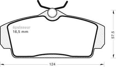 MGA 502 - Kit de plaquettes de frein, frein à disque cwaw.fr