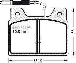 Stellox 000 429-SX - Kit de plaquettes de frein, frein à disque cwaw.fr