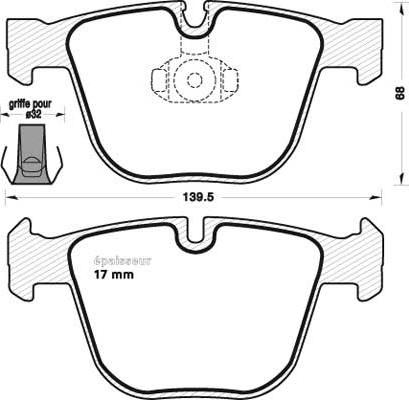 Spidan 32924 - Kit de plaquettes de frein, frein à disque cwaw.fr