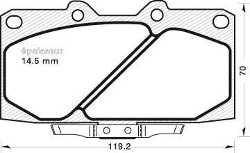 FTE 9002208 - Kit de plaquettes de frein, frein à disque cwaw.fr