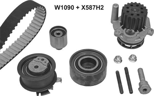 MGA 1090K2 - Pompe à eau + kit de courroie de distribution cwaw.fr