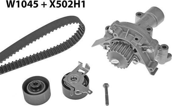 MGA 1045K1 - Pompe à eau + kit de courroie de distribution cwaw.fr