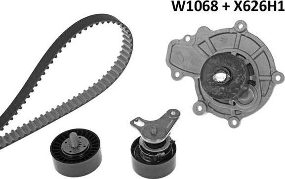 MGA 1068K1 - Pompe à eau + kit de courroie de distribution cwaw.fr