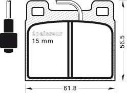 Lucas Electrical GDB 240 - Kit de plaquettes de frein, frein à disque cwaw.fr