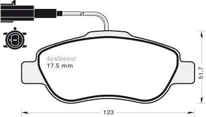 HELLA T1832 - Kit de plaquettes de frein, frein à disque cwaw.fr