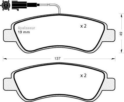 Equal Quality PF1214 - Kit de plaquettes de frein, frein à disque cwaw.fr