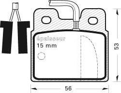 MGA 189 - Kit de plaquettes de frein, frein à disque cwaw.fr