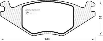 MGA 185 - Kit de plaquettes de frein, frein à disque cwaw.fr