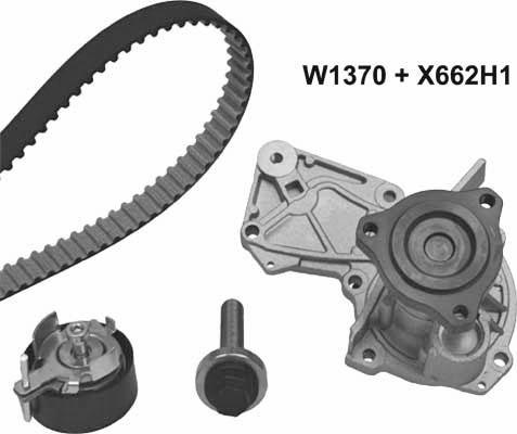 MGA 1370K1 - Pompe à eau + kit de courroie de distribution cwaw.fr