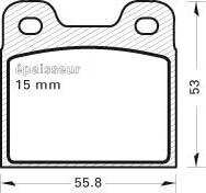 MGA 13 - Kit de plaquettes de frein, frein à disque cwaw.fr