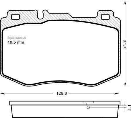 Magneti Marelli 363700202373 - Kit de plaquettes de frein, frein à disque cwaw.fr