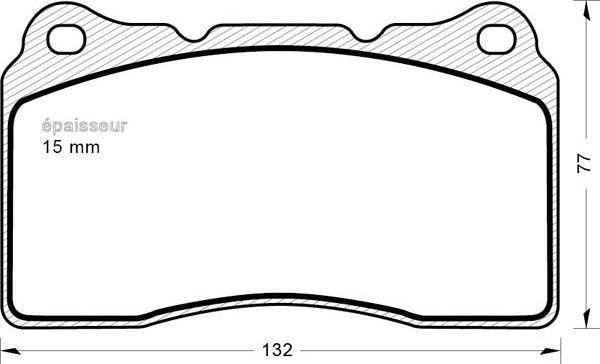 ATE 604804 - Kit de plaquettes de frein, frein à disque cwaw.fr