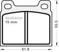 MGA 12 - Kit de plaquettes de frein, frein à disque cwaw.fr