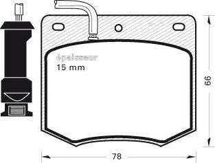 MGA 173 - Kit de plaquettes de frein, frein à disque cwaw.fr