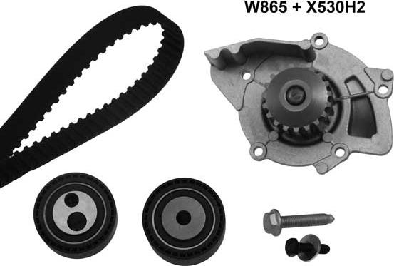 MGA 861K5 - Pompe à eau + kit de courroie de distribution cwaw.fr