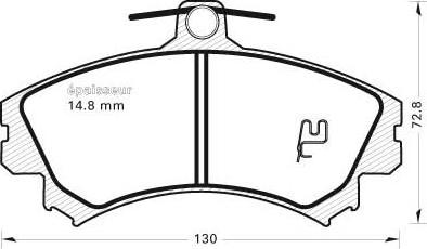 MGA 359 - Kit de plaquettes de frein, frein à disque cwaw.fr