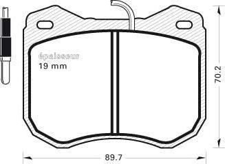 Stellox 000 132-SX - Kit de plaquettes de frein, frein à disque cwaw.fr