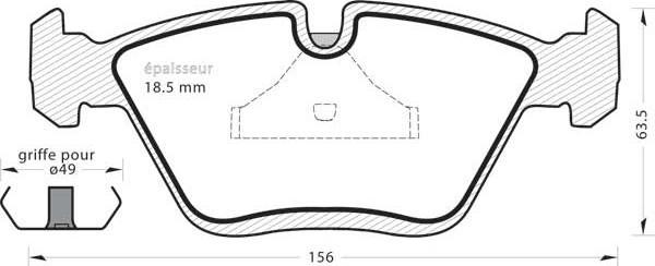 MGA 310 - Kit de plaquettes de frein, frein à disque cwaw.fr