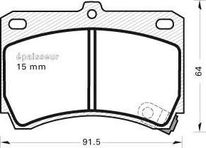 MGA 312 - Kit de plaquettes de frein, frein à disque cwaw.fr