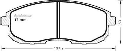 Lemförder 26405 - Kit de plaquettes de frein, frein à disque cwaw.fr