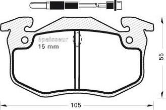 Lemförder 26364 - Kit de plaquettes de frein, frein à disque cwaw.fr