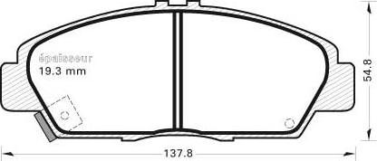 MGA 379 - Kit de plaquettes de frein, frein à disque cwaw.fr