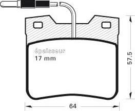 MGA 249 - Kit de plaquettes de frein, frein à disque cwaw.fr