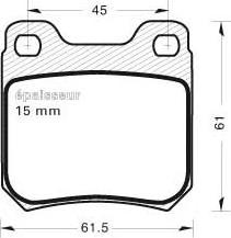 MGA 246 - Kit de plaquettes de frein, frein à disque cwaw.fr