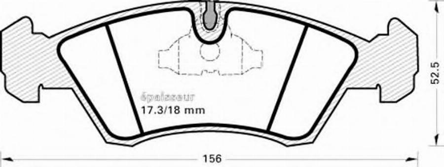 MGA 248 - Kit de plaquettes de frein, frein à disque cwaw.fr