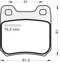 MGA 247 - Kit de plaquettes de frein, frein à disque cwaw.fr