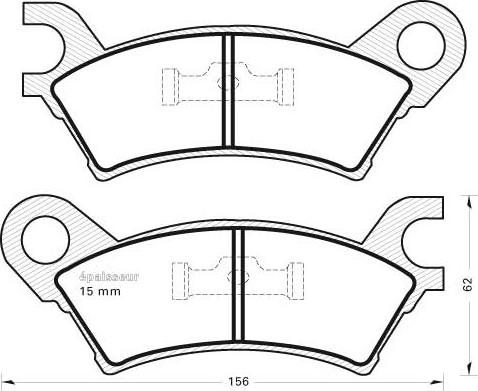 Lemförder 26449 - Kit de plaquettes de frein, frein à disque cwaw.fr