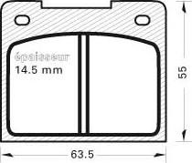 MGA 20 - Kit de plaquettes de frein, frein à disque cwaw.fr