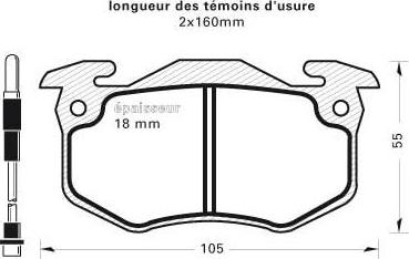 MGA 219 - Kit de plaquettes de frein, frein à disque cwaw.fr